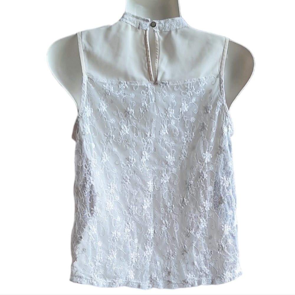 Monteau Sheer Lace Top - Picture 4 of 4